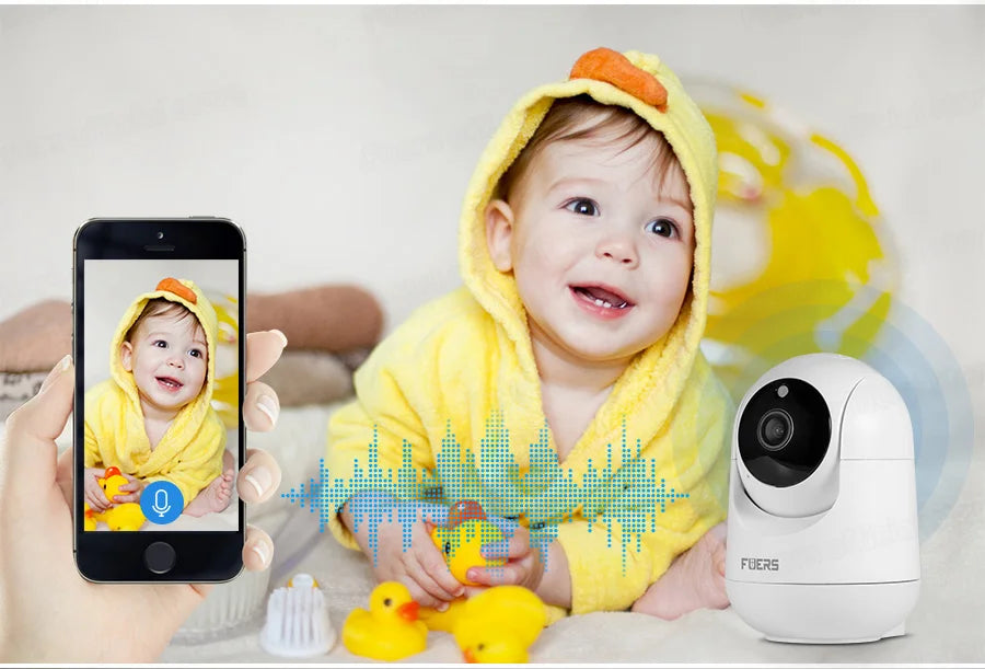 BabyWatch™ HD Wireless IP Baby Monitor with automatic tracking and two-way audio 2