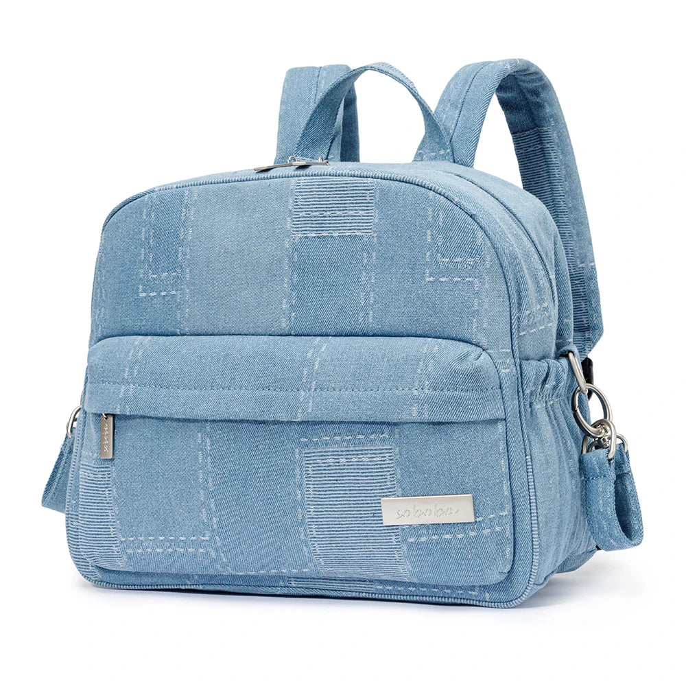 Denim Pouch Diaper Bag