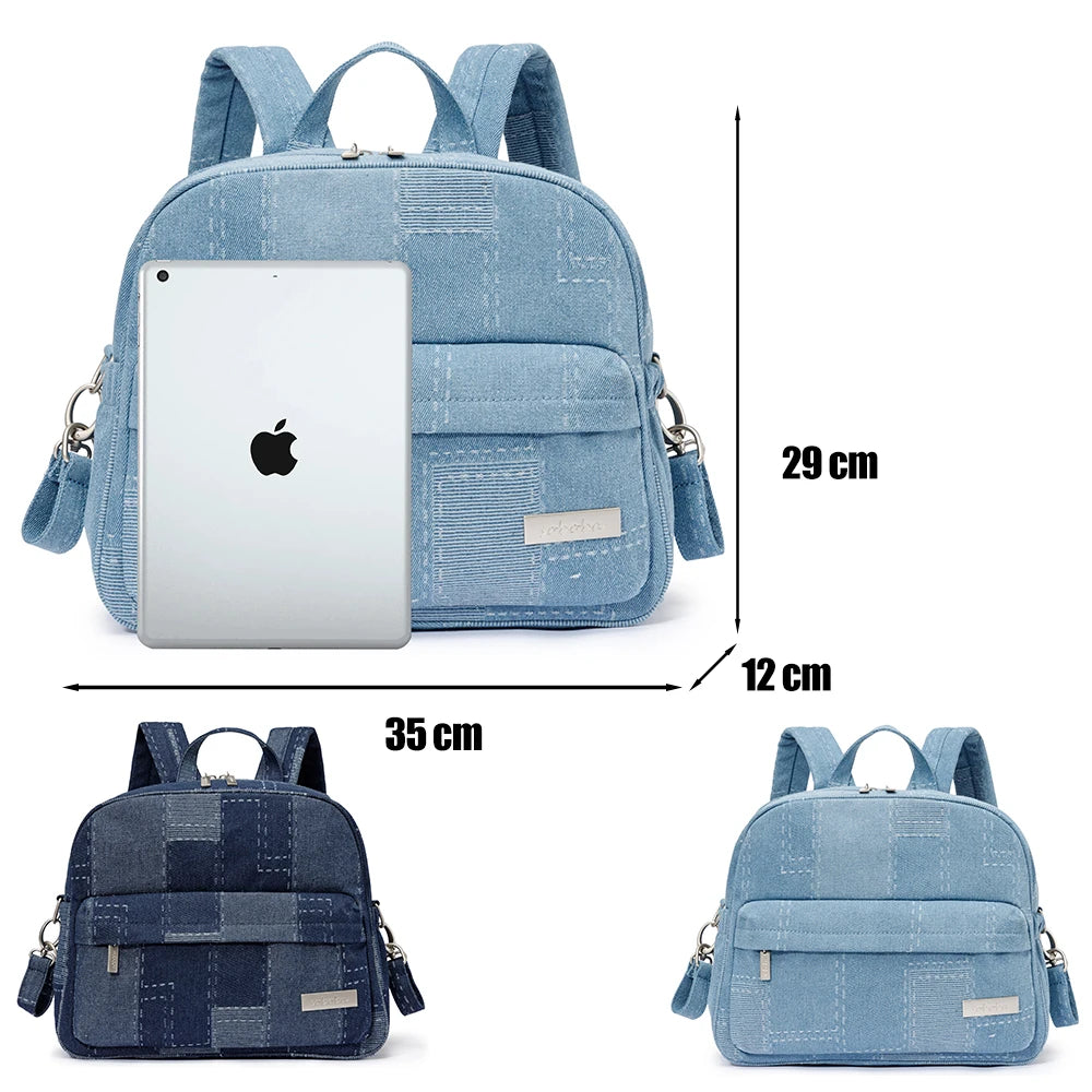 Denim Pouch Diaper Bag