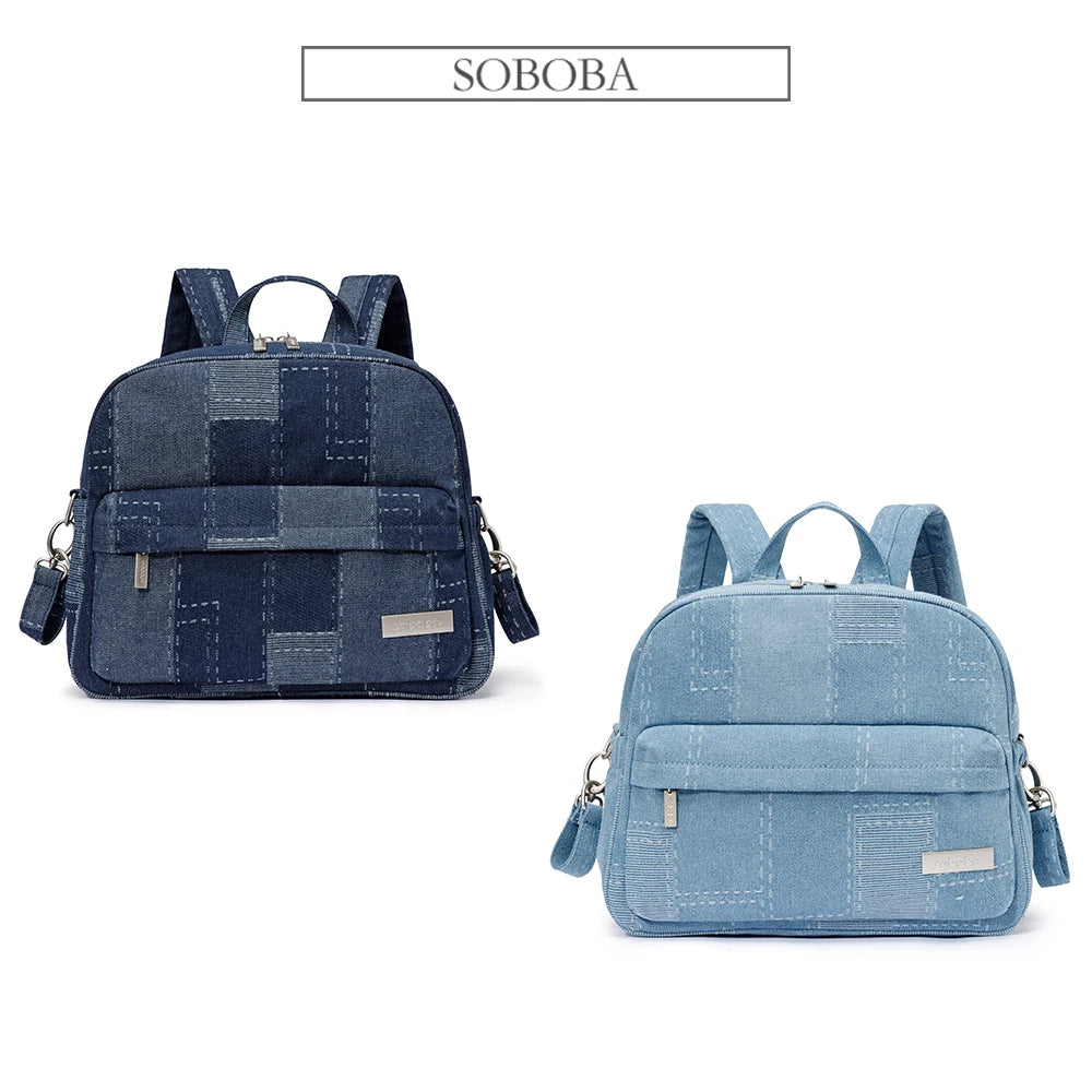 Denim Pouch Diaper Bag