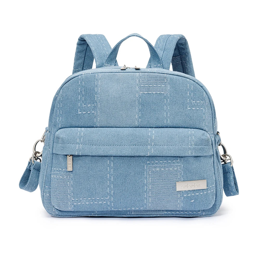 Denim Pouch Diaper Bag