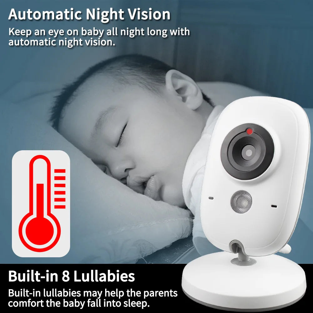 automatic night vision on BabyGuard™ 3.2-Inch Wireless Video Baby Monitor