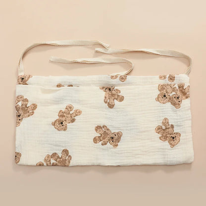 CartoonEase™ Bedside Diaper Bag with cute cartoon prints and no zipper design for easy access.