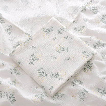 daisy variant of LittleBlossom™ Muslin Swaddle Wrap - Premium Quality Cotton Swaddling Blanket for Babies