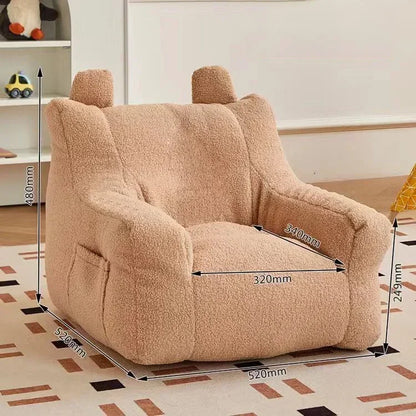 41843222872152Adorable Cozy Kids Sofa with a charming cartoon design, perfect for toddlers and young children.